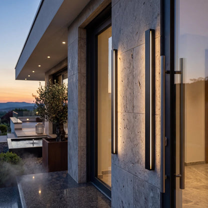 Modern Linear Outdoor Wall Light