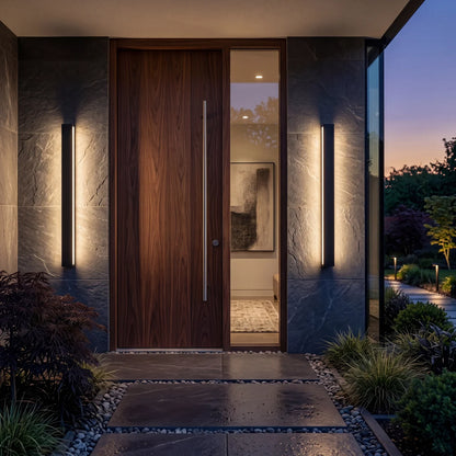 Modern Linear Outdoor Wall Light